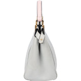 Fendi Grey Leather Peekaboo Handbag
