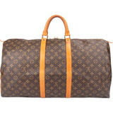 Louis Vuitton Canvas Monogram Keepall 55