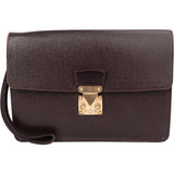 Louis Vuitton Taiga Leather Kourad Clutch