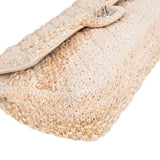 Chanel Quilted Tweed Medium Double Flap Crossbody Bag