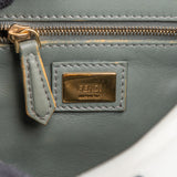 Fendi Grey Leather Peekaboo Handbag