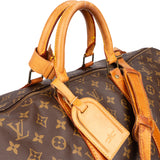 Louis Vuitton Canvas Monogram Keepall 55 Bandouliere