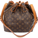 Louis Vuitton Canvas Monogram Sac Noe Petit Shoulder Bag