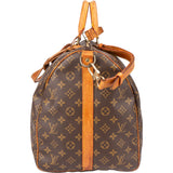 Louis Vuitton Canvas Monogram Keepall 55 Bandouliere