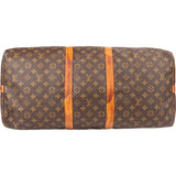 Louis Vuitton Canvas Monogram Keepall 55 Bandouliere