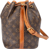 Louis Vuitton Canvas Monogram Sac Noe Petit Shoulder Bag