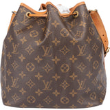 Louis Vuitton Canvas Monogram Sac Noe Petit Shoulder Bag