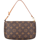 Louis Vuitton Canvas Monogram Pochette Accessoire Handbag