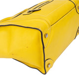 Céline Yellow Leather Luggage Handbag