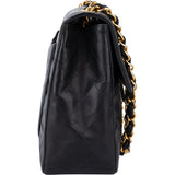 Chanel Quilted Lambskin 24K Gold Maxi Single Flap Crossbody Bag