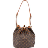 Louis Vuitton Canvas Monogram Sac Noe Petit Shoulder Bag