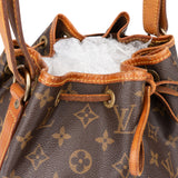 Louis Vuitton Canvas Monogram Sac Noe Petit Shoulder Bag
