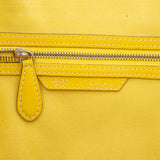 Céline Yellow Leather Luggage Handbag