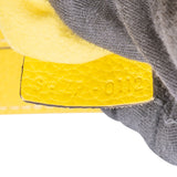 Céline Yellow Leather Luggage Handbag