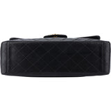 Chanel Quilted Lambskin 24K Gold Maxi Single Flap Crossbody Bag
