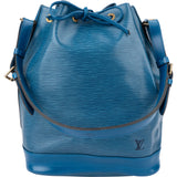Louis Vuitton Bleu Epi Leather Sac Noe Grande Shoulder Bag