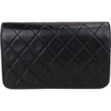 Chanel Quilted Lambskin 24K Gold Single Flap Shoulder Bag