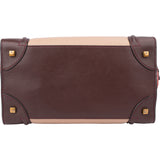 Céline Tricolor Leather Luggage Handbag