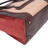 Céline Tricolor Leather Luggage Handbag