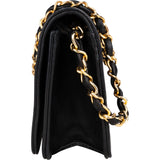 Chanel Quilted Lambskin 24K Gold Single Flap Shoulder Bag