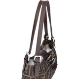 Fendi FF Monogram Baguette Shoulder Bag