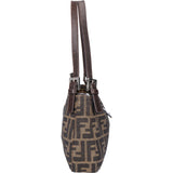 Fendi FF Monogram Baguette Shoulder Bag