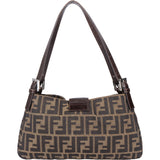 Fendi FF Monogram Baguette Shoulder Bag