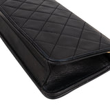 Chanel Quilted Lambskin 24K Gold Single Flap Shoulder Bag
