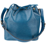 Louis Vuitton Blue Epi Leather Sac Noe Petit Shoulder Bag