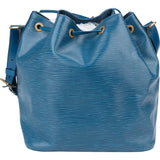 Louis Vuitton Blue Epi Leather Sac Noe Petit Shoulder Bag