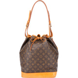 Louis Vuitton Canvas Monogram Sac Noe Grande Shoulder Bag