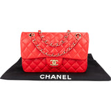 Chanel Quilted Caviar Leather Small Double Flap Crossbody Bag