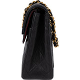 Chanel Quilted Lambskin 24K Gold Double Flap Shoulder Bag