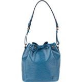 Louis Vuitton Blue Epi Leather Sac Noe Petit Shoulder Bag