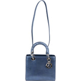 Christian Dior Limited Metallic Patent Leather Lady Dior Handbag