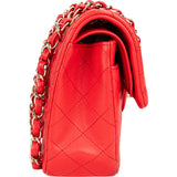 Chanel Quilted Caviar Leather Small Double Flap Crossbody Bag