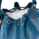 Louis Vuitton Blue Epi Leather Sac Noe Petit Shoulder Bag