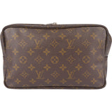 Louis Vuitton Canvas Monogram Trousse Toilette 28 Clutch