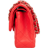Chanel Quilted Caviar Leather Small Double Flap Crossbody Bag
