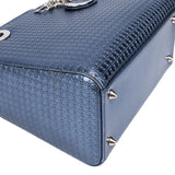 Christian Dior Limited Metallic Patent Leather Lady Dior Handbag