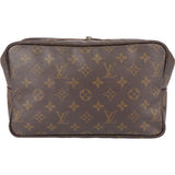 Louis Vuitton Canvas Monogram Trousse Toilette 28 Clutch