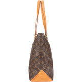 Louis Vuitton Canvas Monogram Cabas Mezzo Shoulder Bag