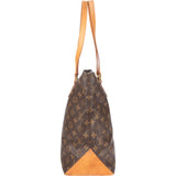 Louis Vuitton Canvas Monogram Cabas Mezzo Shoulder Bag
