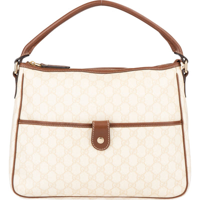 Gucci GG Supreme Monogram Handbag - vintageandkickz