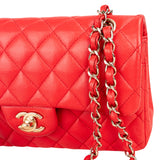 Chanel Quilted Caviar Leather Small Double Flap Crossbody Bag