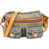 Louis Vuitton Denim Monogram Baggy PM Crossbody Bag