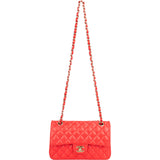 Chanel Quilted Caviar Leather Small Double Flap Crossbody Bag