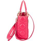 Christian Dior Quilted Leather Mini Lady Dior Handbag