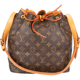 Louis Vuitton Canvas Monogram Sac Noe Petit Shoulder Bag