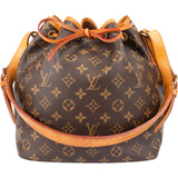Louis Vuitton Canvas Monogram Sac Noe Petit Shoulder Bag
